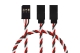 Y-Kabel verdrillt Futaba (PVC) - 15cm