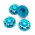 Hobbytech - Radmuttern extra leicht 1mm Alu - blau