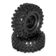 Hobbytech - Crawler Reifen &quot;Climber&quot; 121/45 mit Einlagen + Felgen schwarz, 2 St&uuml;ck