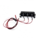 Hobbytech - LED Strahler Br&uuml;cke Aluminium Oval 73 mm