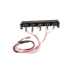 Hobbytech - LED Strahler Brücke Aluminium Oval 128 mm