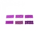 Hobbytech - M4 Unterlegscheiben Set purple eloxiert inkl. Box, 60 Stk.