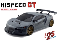 HSP GT PRO 1/10 2,4 GHz Brushless On-Road, grau