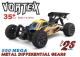 HSP Vortex 1/10 2,4 GHz Brushed Buggy, orange
