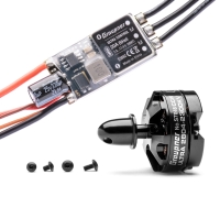 Graupner - COMBO telemetrie regler HOTT 20Amp SBEC + Ultra 2804-2300Kv rechtslaufend (CCW)