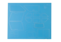 Graupner - Scheibensatz zu Hecht, hellblau