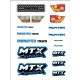 Funtek MTX dekorbogen Blau
