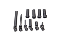 Hobbytech - CRX18 Drive shaft set & rear axle hub (6x6)
