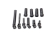 Hobbytech - CRX18 Drive shaft set & rear axle hub (6x6)