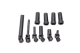 Hobbytech - CRX18 Drive shaft set & rear axle hub (6x6)