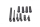 Hobbytech - CRX18 Drive shaft set & rear axle hub (6x6)