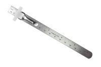 Excel - Stahllineal 15cm/6" mit Schieber