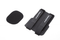 SpotOnRC - Doppeltes Spannklettband für Batterien, RX und Behälter (schwarz)