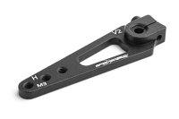 SpotOnRC - Servohorn 44,5mm 24 Zähne (schwarz), für Servos H