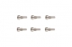 OMP - M4 Armbolzen des Getriebes M2.5x7x2mm
