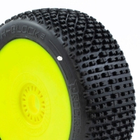 ProCircuit - H-BLOCK V2 BUGGY C1 (SUPER SOFT) PRE-MOUNTED Yellow, 2 Pcs.