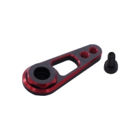 RC Parts - Ultimate Racing - Traxxas TRX-4 Aluminium Steering Servo Horn, Black/Red, 25T