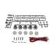 RC Parts - Ultimate Racing - 5-LED Roof Spotlight Kit, Silver