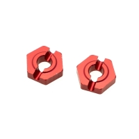 Hobbytech - Sechskant Alu Radmitnehmer mit Stift für 2mm pin vorn