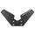 Hobbytech - Front shock Holder 4mm Black OAS
