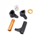 Hobbytech - Steering plastic parts set with spring