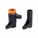 Hobbytech - Steering plastic parts set with spring
