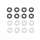 Hobbytech - Shocks o-ring rebuilt kit, 8+8 Pcs.