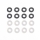 Hobbytech - Shocks o-ring rebuilt kit, 8+8 Pcs.