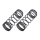 Hobbytech - Rear shocks springs, 2 Pcs.