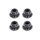 Hobbytech - M4 Nylon nuts, 4 Pcs.