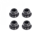 Hobbytech - M4 Nylon nuts, 4 Pcs.