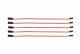Graupner - Servo Verlängerungsk0,16 qmm, 600 mm (5 stück)