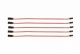 Graupner - Servo Verlängerungsk0,16 qmm, 600 mm (5 stück)