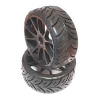 SP Racing - 1/10 RADIAL 26mm BELTED TYPE "WX1-ICE" (EXTRASOFT) Extreme Wet condition, 2 Pcs.