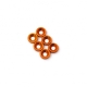 Hobbytech - M3 Orange Countersunk Washer, 6 Pcs.