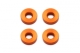 Hobbytech - Orange aluminum spacer 3x7.5x2 mm (4 pcs)