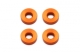 Hobbytech - Orange aluminum spacer 3x7.5x2 mm (4 pcs)