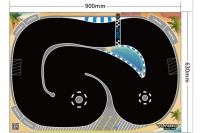 Driftstrecke 600x900mm für Maßstab 1:76