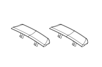 Turbo Racing - C75 Rear wing low 2pcs