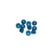 Ultimate Racing - M3 Alu Flanged Nylon Lock Nuts Blue, 10...