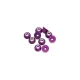 Ultimate Racing - M3 Alu Flanged Nylon Lock Nuts Purple, 10 Pcs.