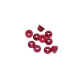 Ultimate Racing - M3 Alu Flanged Nylon Lock Nuts Red, 10...