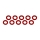 Ultimate Racing - Aluminium Shim, 3x6x0,5mm, Red, 10 Pcs.