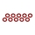 Ultimate Racing - Aluminium Shim, 3x6x0,5mm, Red, 10 Pcs.