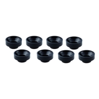 Ultimate Racing - M3 Aluminium Servo Washer Black, 8 Pcs.