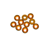 Ultimate Racing - 4mm Alu Washer Gold, 10 Pcs.