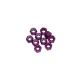 Ultimate Racing - M4/4mm Alu Nylon Lock Nuts Purple, 10 Pcs.