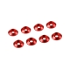 Ultimate Racing - 3mm Aluminium Cap Head Washer Red, 8 Pcs.