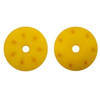 Ultimate Racing - 16mm Conical Shock Pistons Yellow (7x1.2mm Angled) (2pcs)