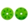 Ultimate Racing - 16mm Conical Shock Pistons Green (7x1.3mm Angled) (2pcs)